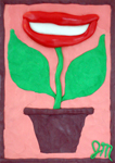 Red Tulips: Chew-By-Numbers Gum Art Kit